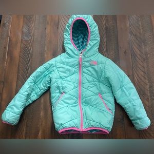 Kids reversible North Face jacket. Size 5